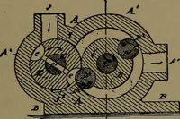 An illustration from Mechanical movements, powers and devices; a treatise describing mechanical movements and devices used in construcive and operative mechinery and the mechanical arts, being practically a mechanical dictionary (1917)