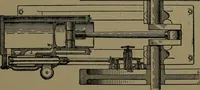 An illustration from Mechanical movements, powers and devices; a treatise describing mechanical movements and devices used in construcive and operative mechinery and the mechanical arts, being practically a mechanical dictionary (1917)
