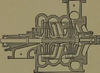An illustration from Mechanical movements, powers and devices; a treatise describing mechanical movements and devices used in construcive and operative mechinery and the mechanical arts, being practically a mechanical dictionary (1917)