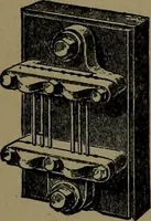 An illustration from Mechanical movements, powers and devices; a treatise describing mechanical movements and devices used in construcive and operative mechinery and the mechanical arts, being practically a mechanical dictionary (1917)