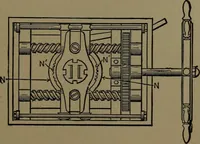 An illustration from Mechanical movements, powers and devices; a treatise describing mechanical movements and devices used in construcive and operative mechinery and the mechanical arts, being practically a mechanical dictionary (1917)