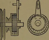 An illustration from Mechanical movements, powers and devices; a treatise describing mechanical movements and devices used in construcive and operative mechinery and the mechanical arts, being practically a mechanical dictionary (1917)