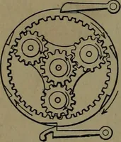 An illustration from Mechanical movements, powers and devices; a treatise describing mechanical movements and devices used in construcive and operative mechinery and the mechanical arts, being practically a mechanical dictionary (1917)