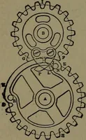 An illustration from Mechanical movements, powers and devices; a treatise describing mechanical movements and devices used in construcive and operative mechinery and the mechanical arts, being practically a mechanical dictionary (1917)