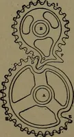 An illustration from Mechanical movements, powers and devices; a treatise describing mechanical movements and devices used in construcive and operative mechinery and the mechanical arts, being practically a mechanical dictionary (1917)