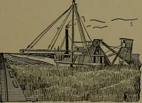 An illustration from Mechanical movements, powers and devices; a treatise describing mechanical movements and devices used in construcive and operative mechinery and the mechanical arts, being practically a mechanical dictionary (1917)
