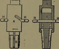 An illustration from Mechanical movements, powers and devices; a treatise describing mechanical movements and devices used in construcive and operative mechinery and the mechanical arts, being practically a mechanical dictionary (1917)