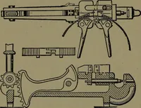 An illustration from Mechanical movements, powers and devices; a treatise describing mechanical movements and devices used in construcive and operative mechinery and the mechanical arts, being practically a mechanical dictionary (1917)