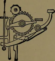 An illustration from Mechanical movements, powers and devices; a treatise describing mechanical movements and devices used in construcive and operative mechinery and the mechanical arts, being practically a mechanical dictionary (1917)