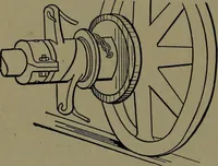 An illustration from Mechanical movements, powers and devices; a treatise describing mechanical movements and devices used in construcive and operative mechinery and the mechanical arts, being practically a mechanical dictionary (1917)