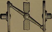 An illustration from Mechanical movements, powers and devices; a treatise describing mechanical movements and devices used in construcive and operative mechinery and the mechanical arts, being practically a mechanical dictionary (1917)