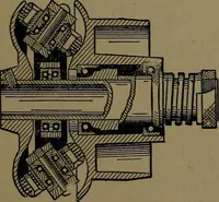 An illustration from Mechanical movements, powers and devices; a treatise describing mechanical movements and devices used in construcive and operative mechinery and the mechanical arts, being practically a mechanical dictionary (1917)