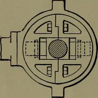 An illustration from Mechanical movements, powers and devices; a treatise describing mechanical movements and devices used in construcive and operative mechinery and the mechanical arts, being practically a mechanical dictionary (1917)