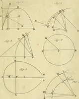 An illustration from Mechanica, sive, Motus scientia analytice exposita (1736)