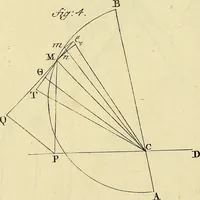 An illustration from Mechanica, sive, Motus scientia analytice exposita (1736)