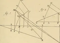 An illustration from Mechanica, sive, Motus scientia analytice exposita (1736)