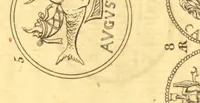 Picture 5 of 7 from The medallic history of imperial Rome : from the first triumvirate, under Pompey, Crassus, and Cæsar, to the removal of the imperial seat, by Constantine the Great ; with the several medals and coins, accurately copied and curiously engraven ; to which is prefixed, an introduction containing a general history of Roman medals ; in two volumes (1781), leaf 354