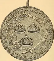 An illustration from Medallic illustrations of the history of Great Britain and Ireland to the death of George II (1885)