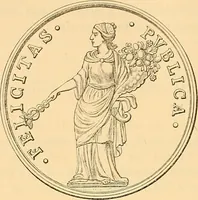 An illustration from Medallic illustrations of the history of Great Britain and Ireland to the death of George II (1885)