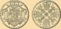 An illustration from Medallic illustrations of the history of Great Britain and Ireland to the death of George II (1885)
