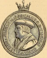 An illustration from Medallic illustrations of the history of Great Britain and Ireland to the death of George II (1885)