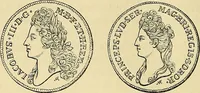 An illustration from Medallic illustrations of the history of Great Britain and Ireland to the death of George II (1885)