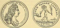 An illustration from Medallic illustrations of the history of Great Britain and Ireland to the death of George II (1885)