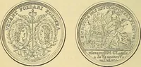 An illustration from Medallic illustrations of the history of Great Britain and Ireland to the death of George II (1885)