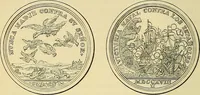 An illustration from Medallic illustrations of the history of Great Britain and Ireland to the death of George II (1885)