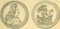 An illustration from Medallic illustrations of the history of Great Britain and Ireland to the death of George II (1885)