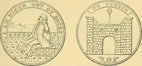 An illustration from Medallic illustrations of the history of Great Britain and Ireland to the death of George II (1885)