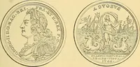 An illustration from Medallic illustrations of the history of Great Britain and Ireland to the death of George II (1885)