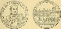 An illustration from Medallic illustrations of the history of Great Britain and Ireland to the death of George II (1885)
