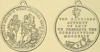An illustration from Medallic illustrations of the history of Great Britain and Ireland to the death of George II (1885)