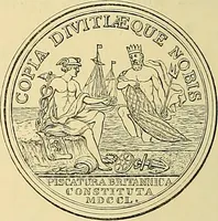 An illustration from Medallic illustrations of the history of Great Britain and Ireland to the death of George II (1885)