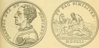 An illustration from Medallic illustrations of the history of Great Britain and Ireland to the death of George II (1885)