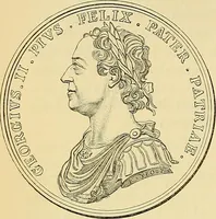 An illustration from Medallic illustrations of the history of Great Britain and Ireland to the death of George II (1885)