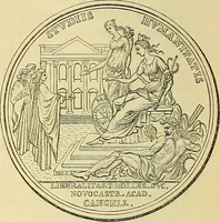 An illustration from Medallic illustrations of the history of Great Britain and Ireland to the death of George II (1885)