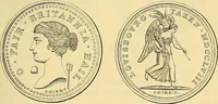 An illustration from Medallic illustrations of the history of Great Britain and Ireland to the death of George II (1885)
