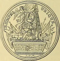 An illustration from Medallic illustrations of the history of Great Britain and Ireland to the death of George II (1885)
