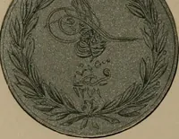 An illustration from Medals of the British navy and how they were won : with a list of those officers, who for their gallant conduct were granted honorary swords and plate by the Committee of the Patriotic Fund (1895)