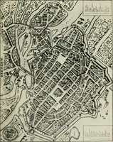 An illustration from Mediæval town planning : a lecture delivered at the John Rylands Library on the 13th December, 1916 (1917)