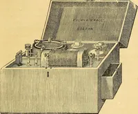 An illustration from The medical application of electricity (1860)