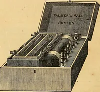 An illustration from The medical application of electricity (1860)
