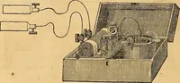 An illustration from The medical application of electricity (1860)