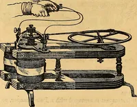 An illustration from The medical application of electricity (1860)