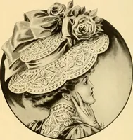An illustration from Medici lace and the art of making it (1908)