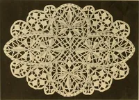 An illustration from Medici lace and the art of making it (1908)
