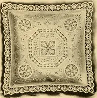 An illustration from Medici lace and the art of making it (1908)