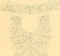 An illustration from Medici lace and the art of making it (1908)
